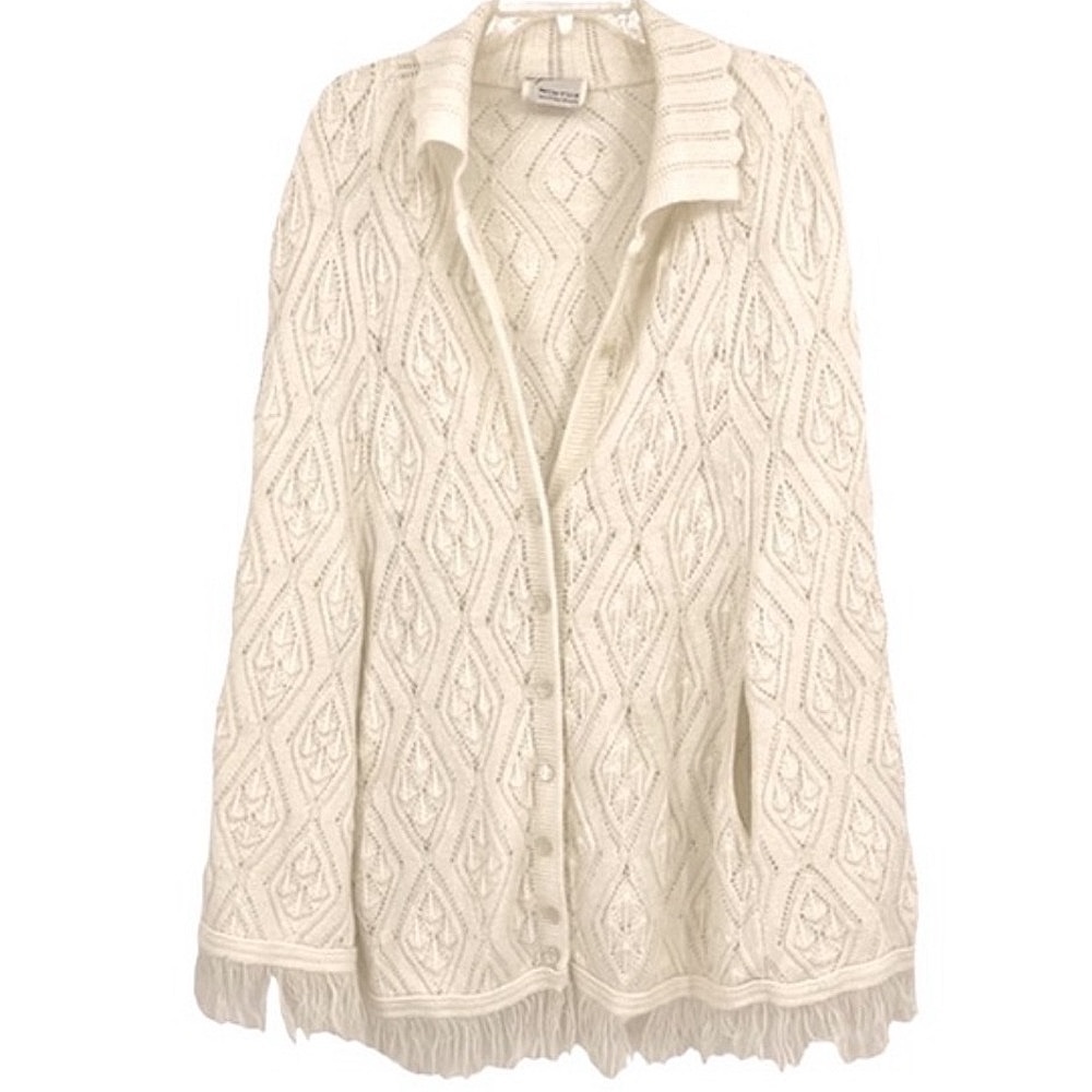 Wintuk Vintage Coastal Grandma Cape